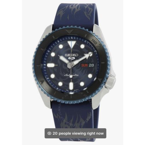 Seiko 5 Sports Automatic Blue Dial Men`s Watch 42mm SRPH71K1