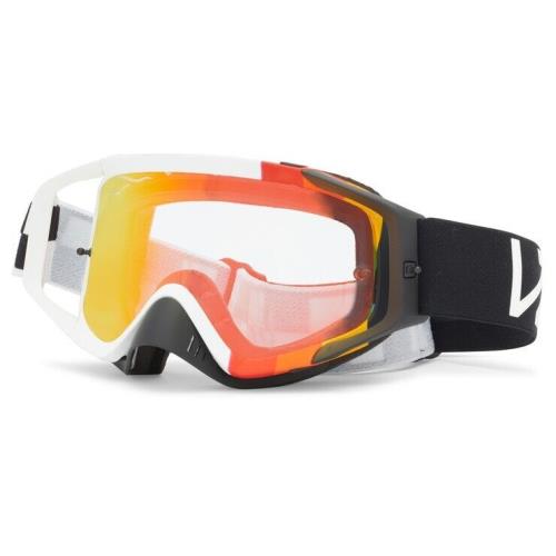 Vonzipper Porkchop Hayz Goggle White/black Orange Chrome Lens One Size