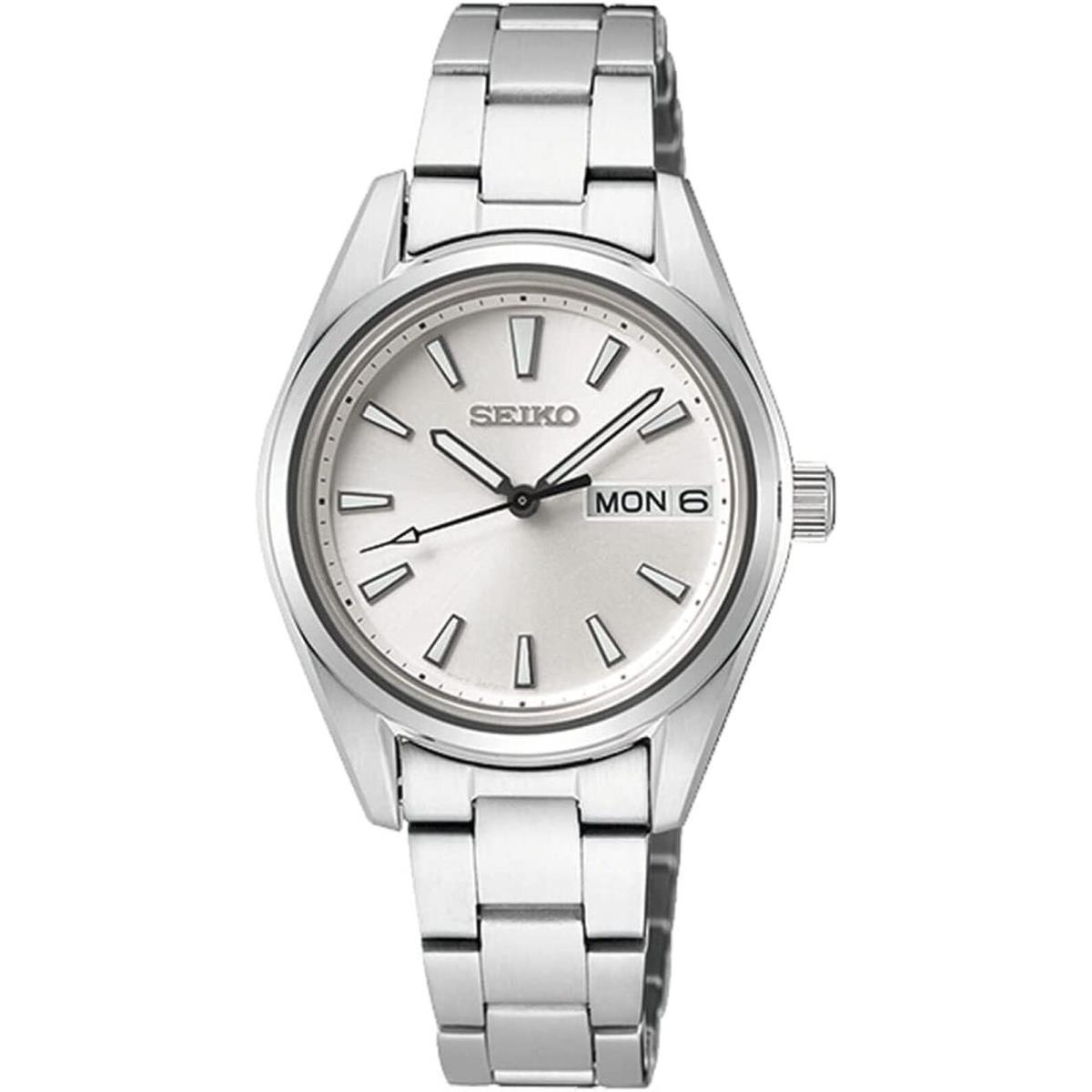 Seiko Neo Classic Quartz Silver Dial Ladies Watch SUR349P1