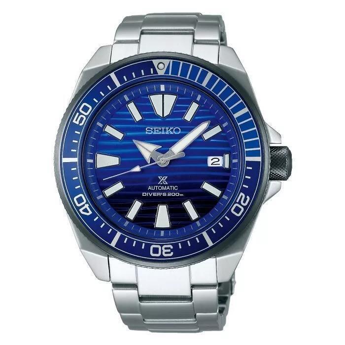 Seiko Prospex Automatic 44mm Stainless Steel Blue Dial Men`s Watch SRPC93