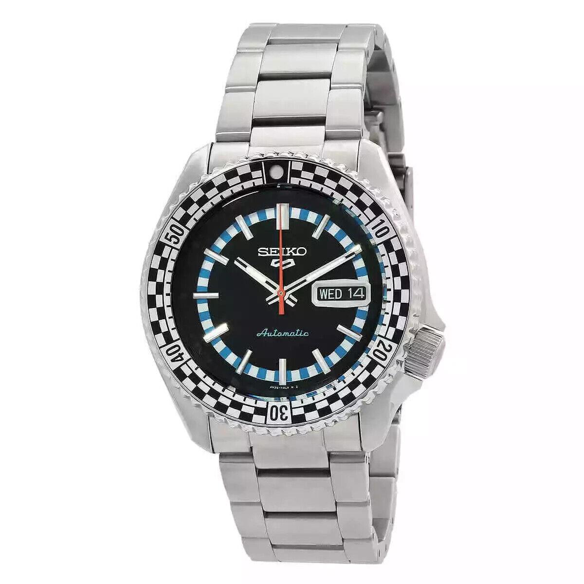 Seiko 5 Sports Special Edition Automatic Black Dial Men`s Watch SRPK67K1 42.5mm - Dial: Black, Band: Black, Bezel: Silver