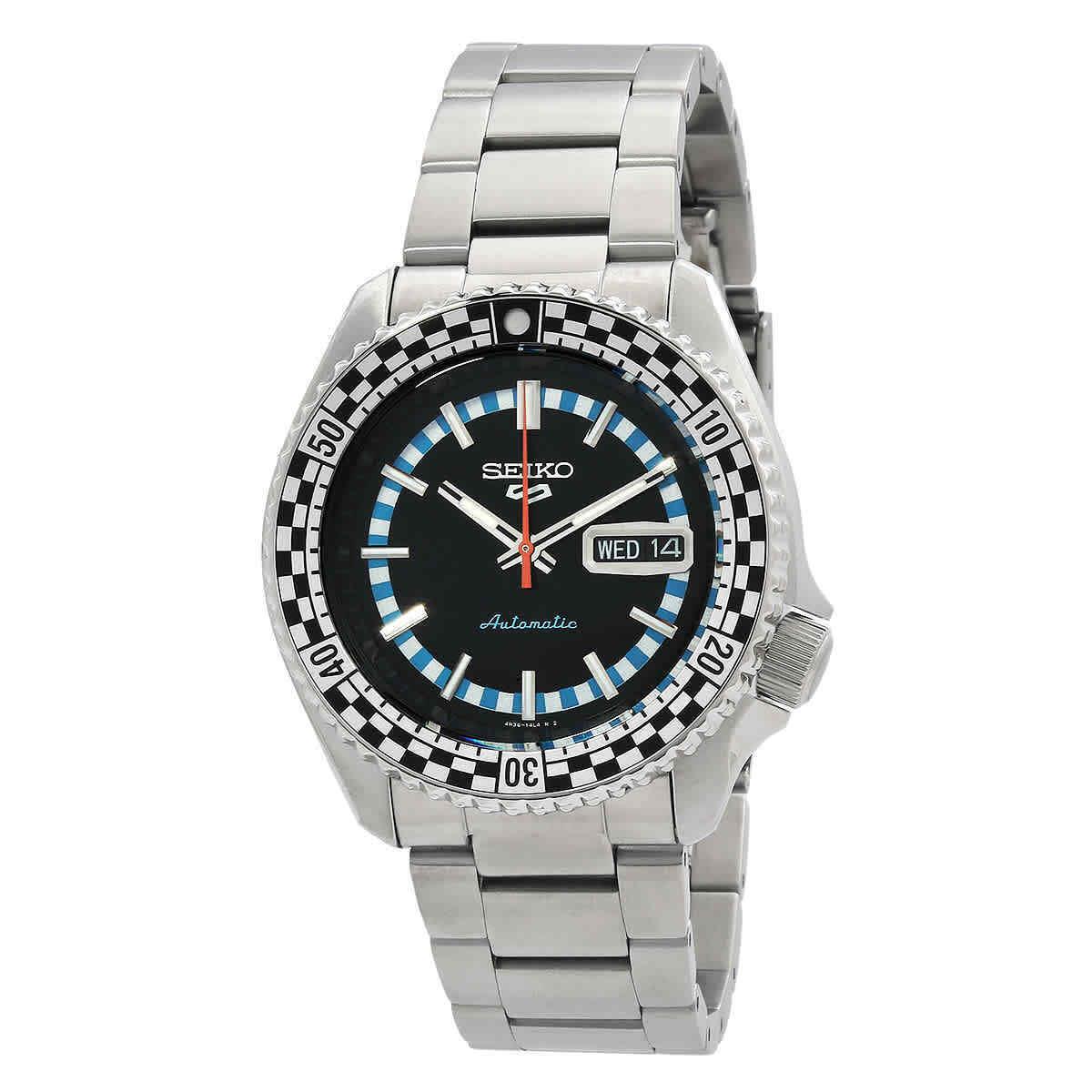 Seiko 5 Sports Special Edition Automatic Black Dial Men`s Watch SRPK67K1 - Dial: Black, Band: Black, Bezel: Silver