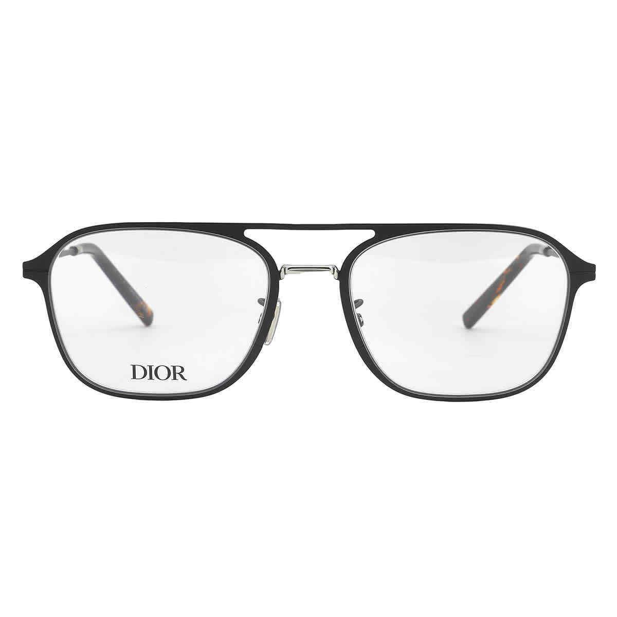 Dior Demo Navigator Men`s Eyeglasses DM50002U 002 55 DM50002U 002 55