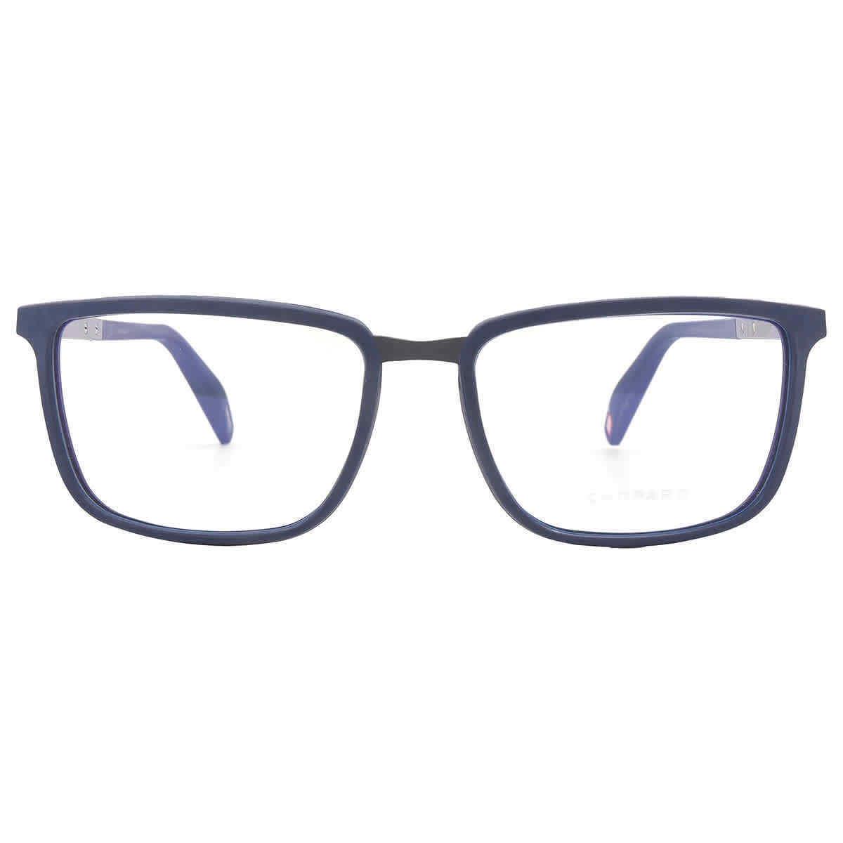 Chopard Demo Square Men`s Eyeglasses VCHC75 0568 55 VCHC75 0568 55 - Frame: Blue