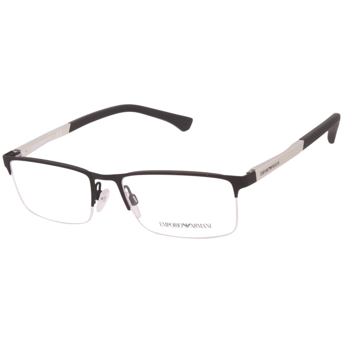 Emporio Armani Eyeglasses EA1041 EA/1041 3094 Black Rubber Optical Frame 55mm