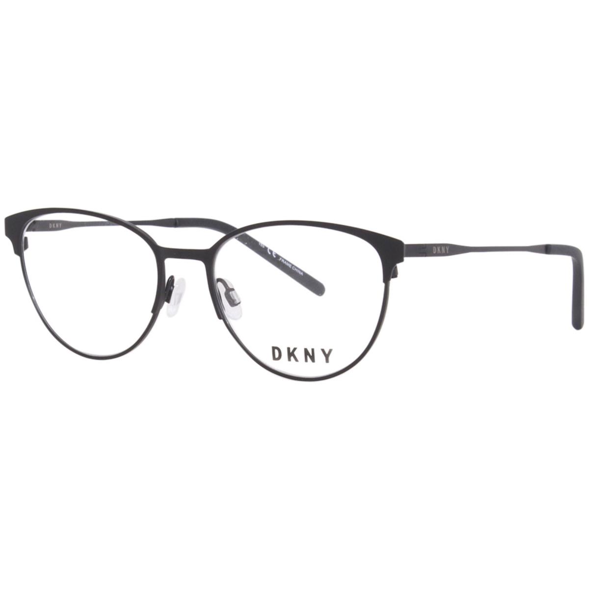 Dkny DK1030 001 Eyeglasses Frame Women`s Black Full Rim Round Shape 52mm