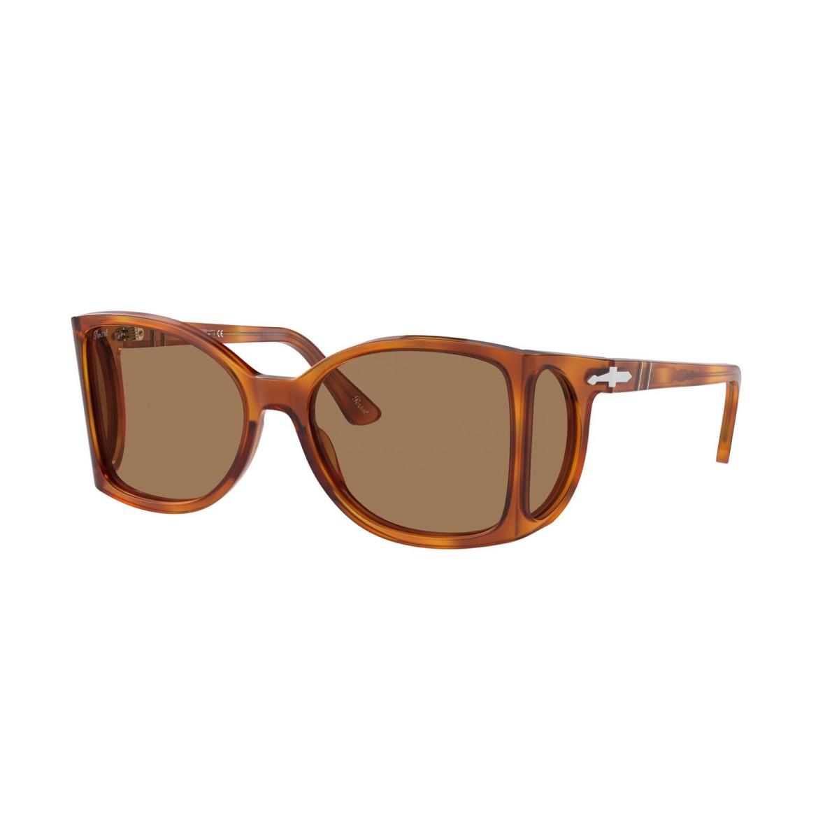 Persol PO0005 96_53 Terra Di Siena Brown Square 54 mm Men`s Sunglasses