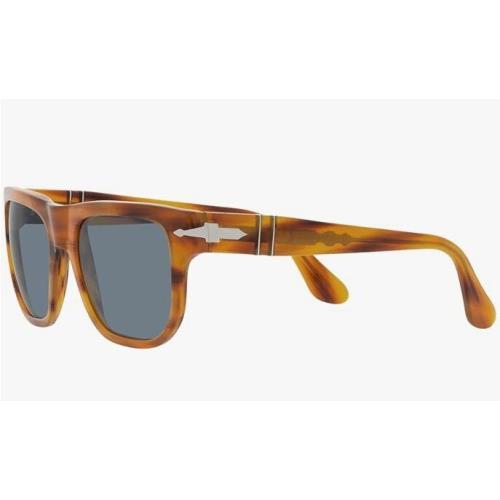 Persol 0PO3306S 960/56 52mm Striped Brown/light Blue Sunglasses