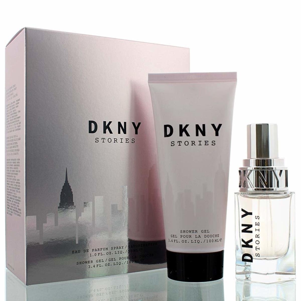 Donna Karan Dkny Stories Edp Spray 1.0 OZ Shower Gel 3.4 OZ - 2PC Set