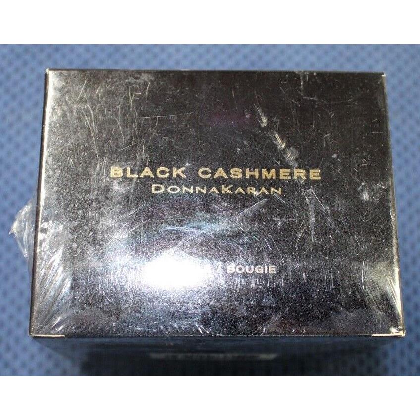 Large Donna Karan Black Cashmere Candle/bougie Still