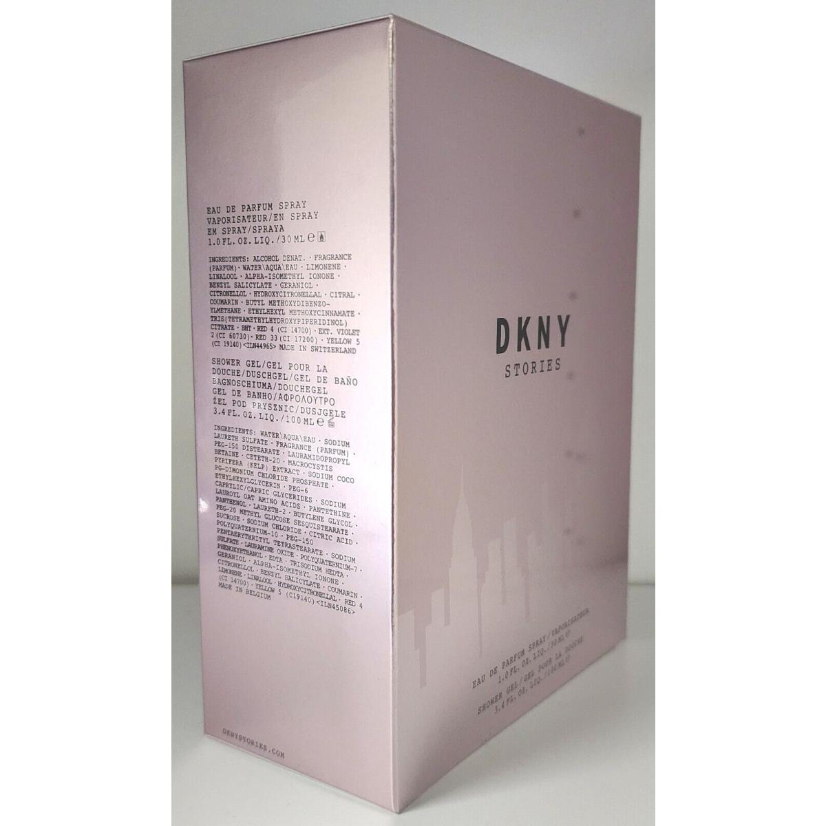 Donna Karan Dkny Stories Eau de Parfum Set 3.4oz Shower ge 1oz Perfume