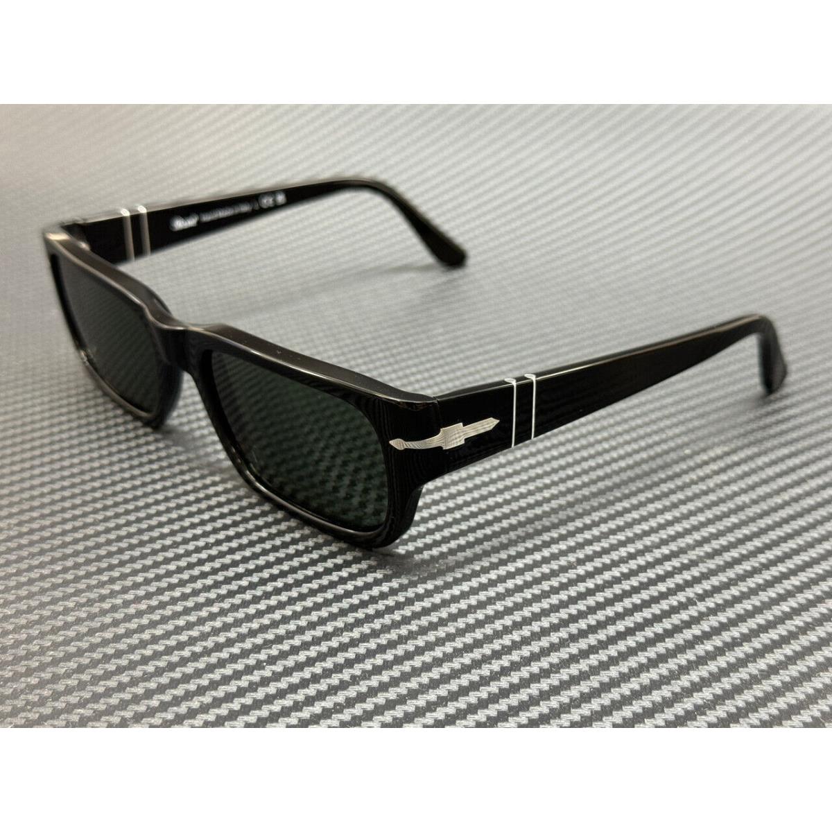 Persol PO3347S 95 31 Black Green Unisex 58 mm Sunglasses