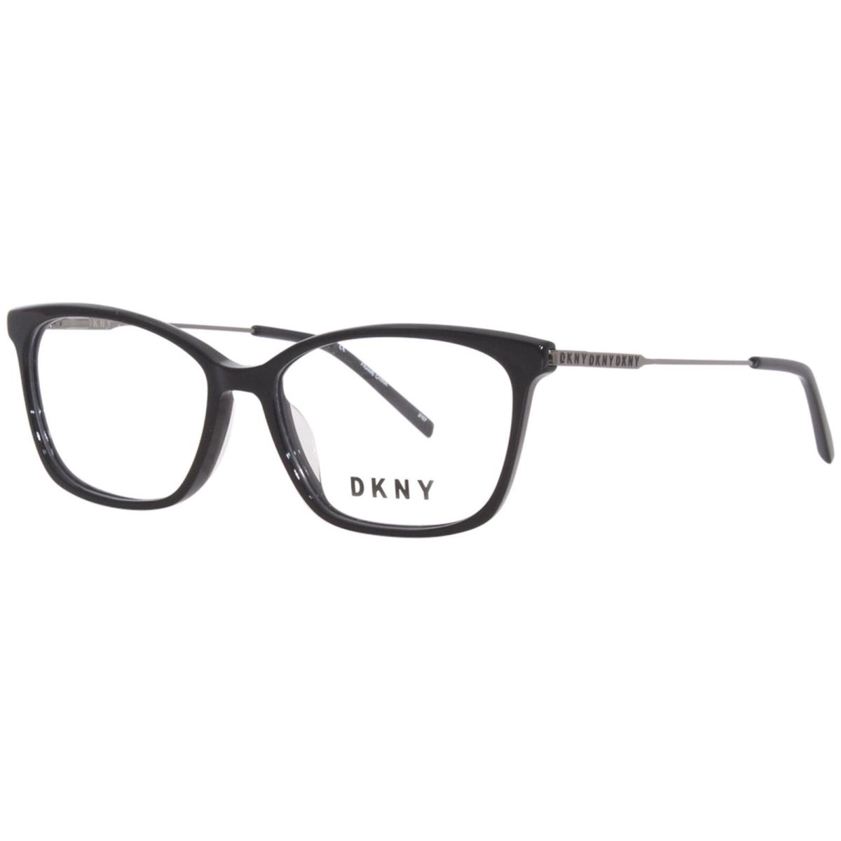 Dkny DK7006 001 Eyeglasses Frame Women`s Black Full Rim Rectangle Shape 53mm