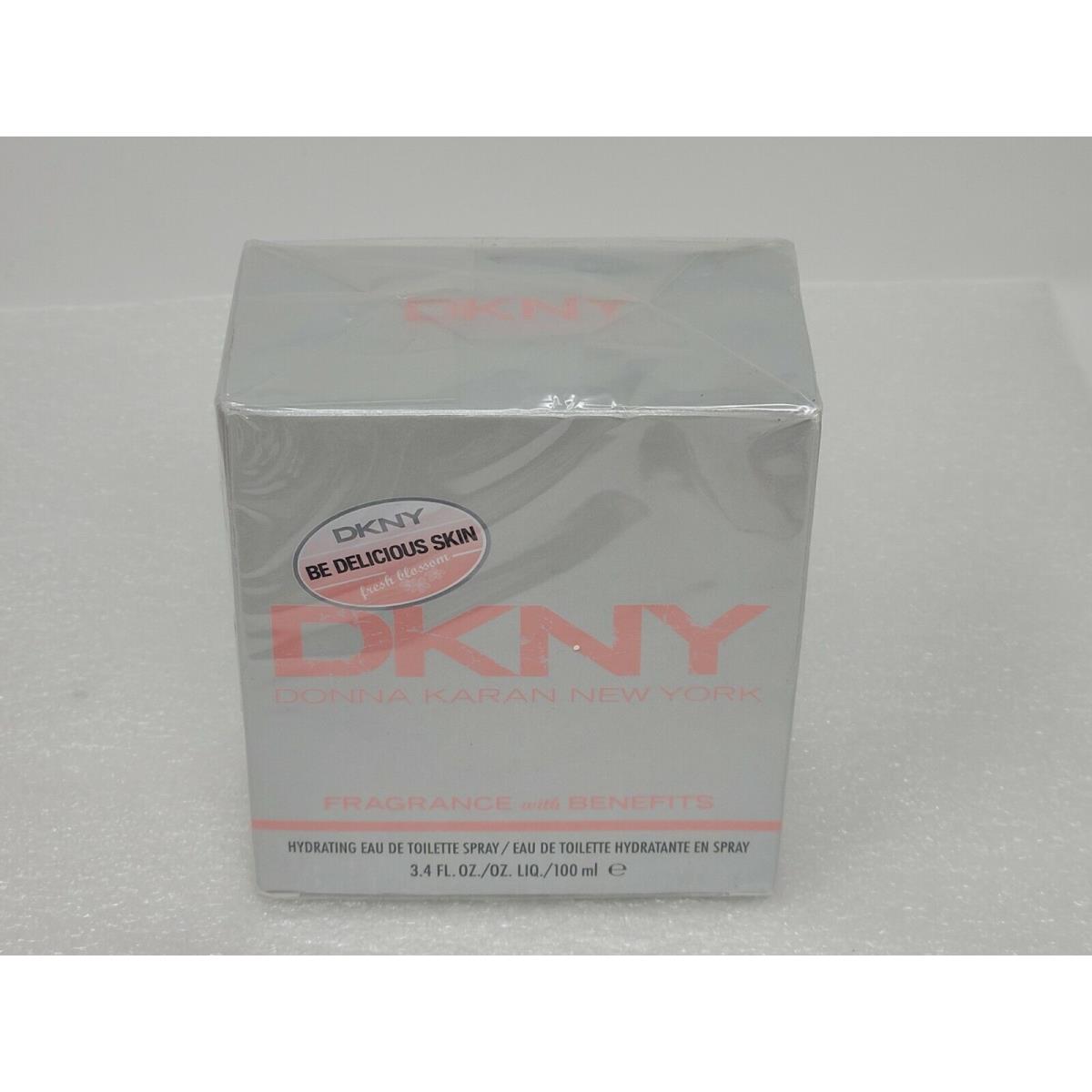 Dkny Be Delicious Skin Fresh Blossom 3.4 oz Hydrating Edt Spray Box