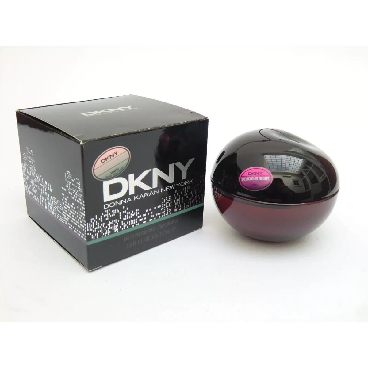 Dkny Delicious Night by Donna Karan 3.4 oz 100 ml Edp Spray For Women Unsealed