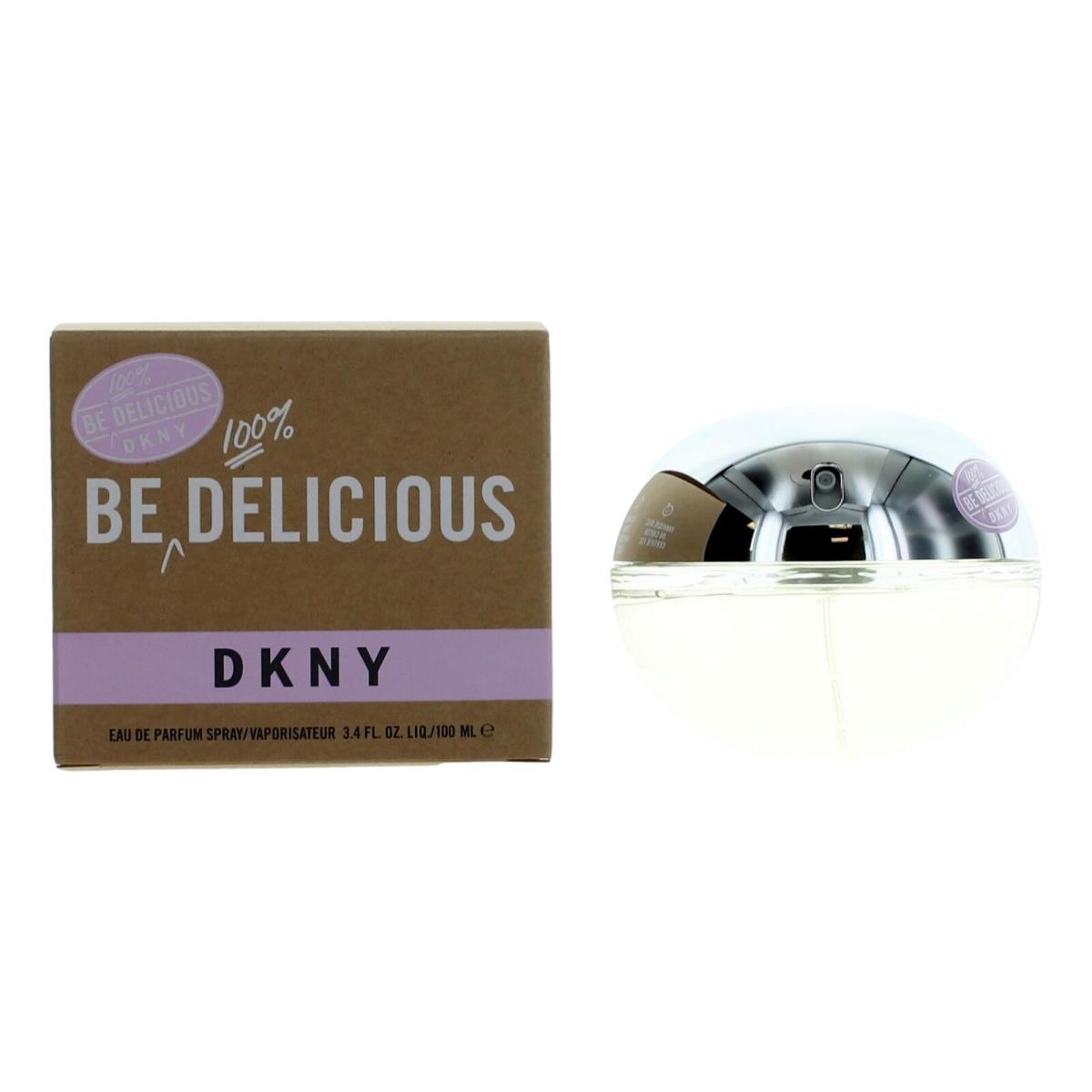 Be 100 Pct Delicious Dkny by Donna Karan 3.4 oz Edp Spray For Women