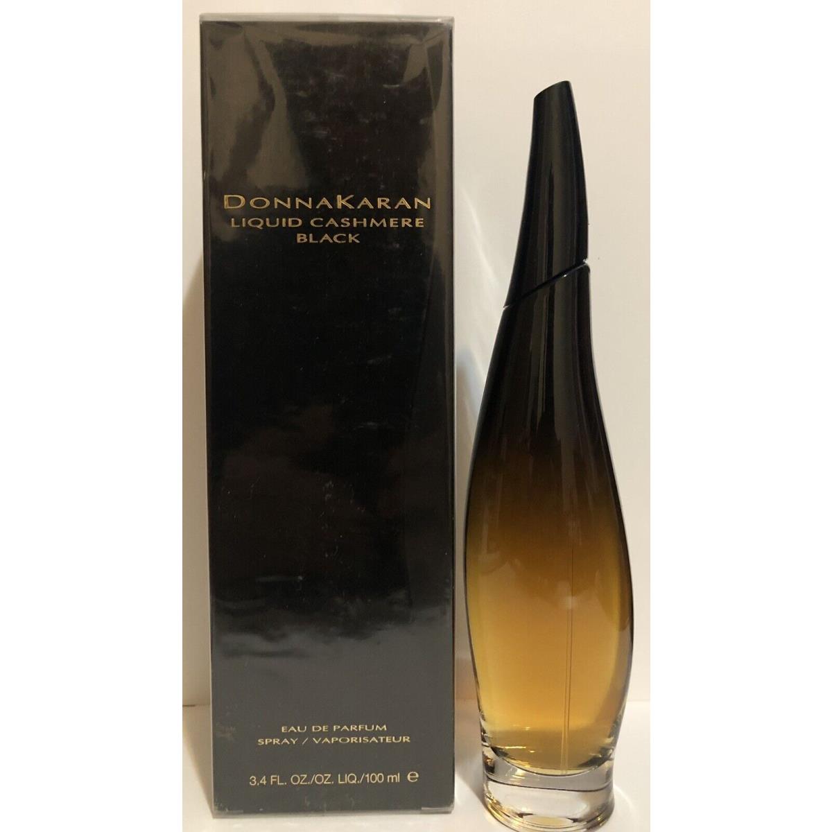 Liquid Cashmere Black By Donna Karan For Women 3.4oz Edp Spray Rare