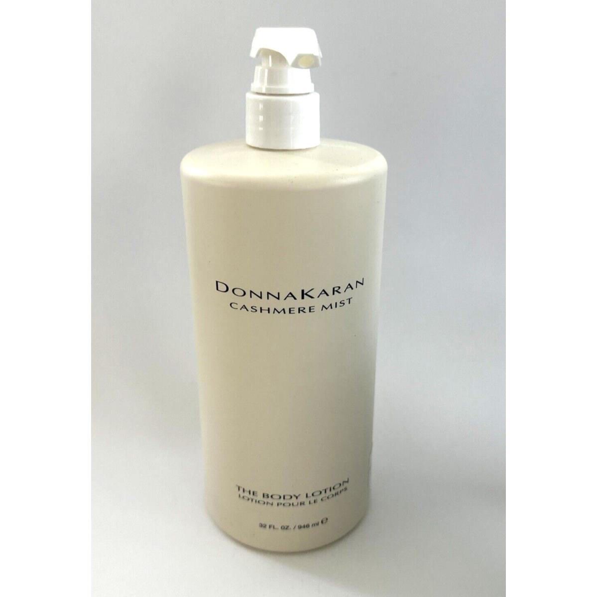 Donna Karan Cashmere Mist Perfume Body Lotion Cream with Pump Jumbo 32 oz