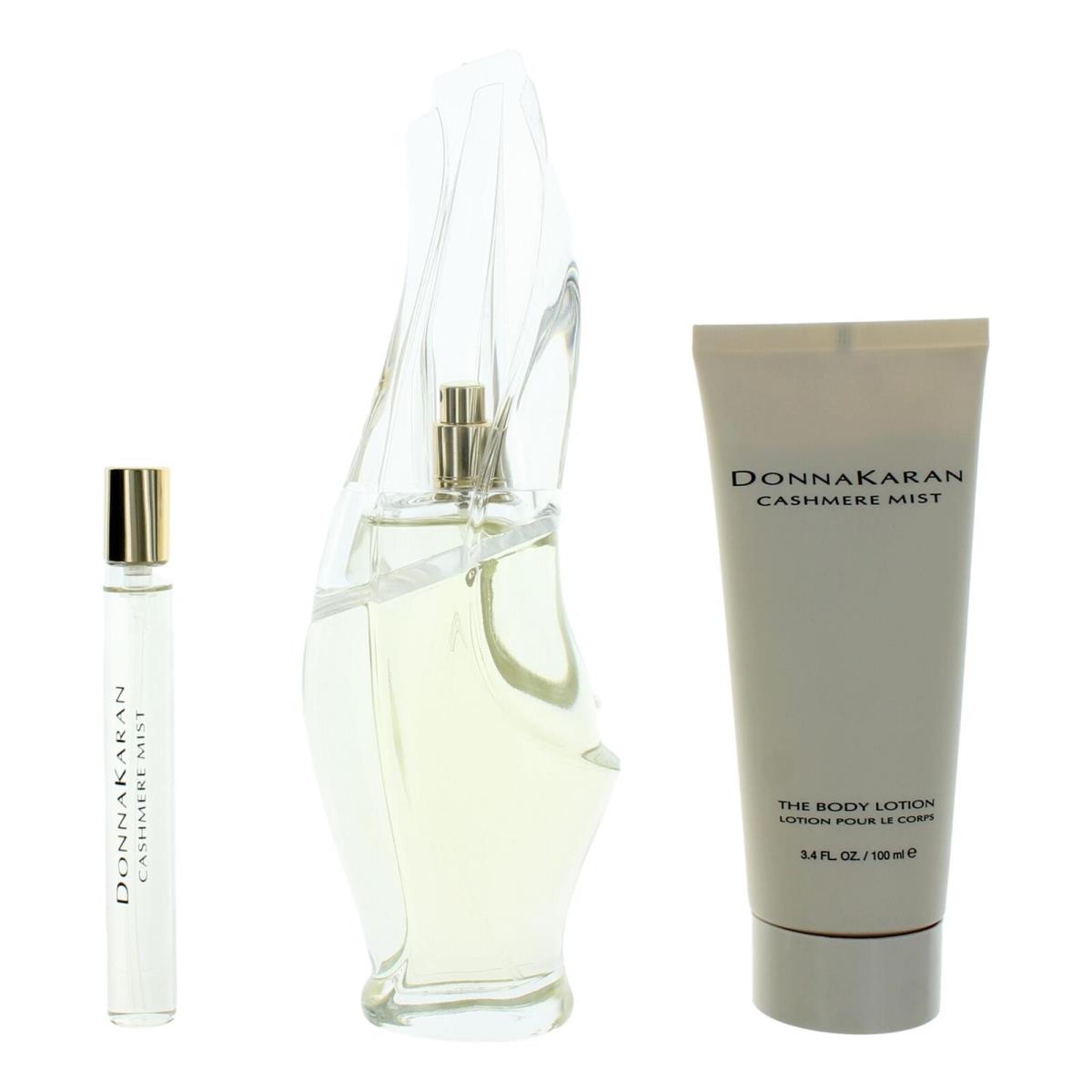 Cashmere Mist by Donna Karan 3 Piece Gift Set For Women