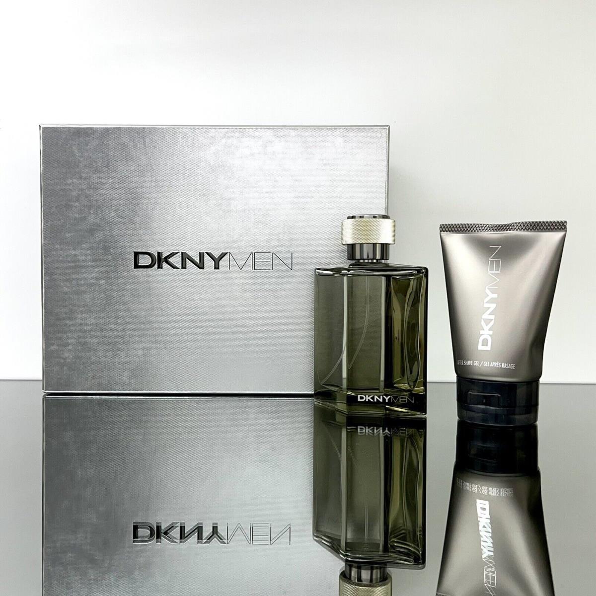 Dkny Men By Donna Karan 2pc Set 3.4oz- Edt Spray + 3.4oz After Shave Gel