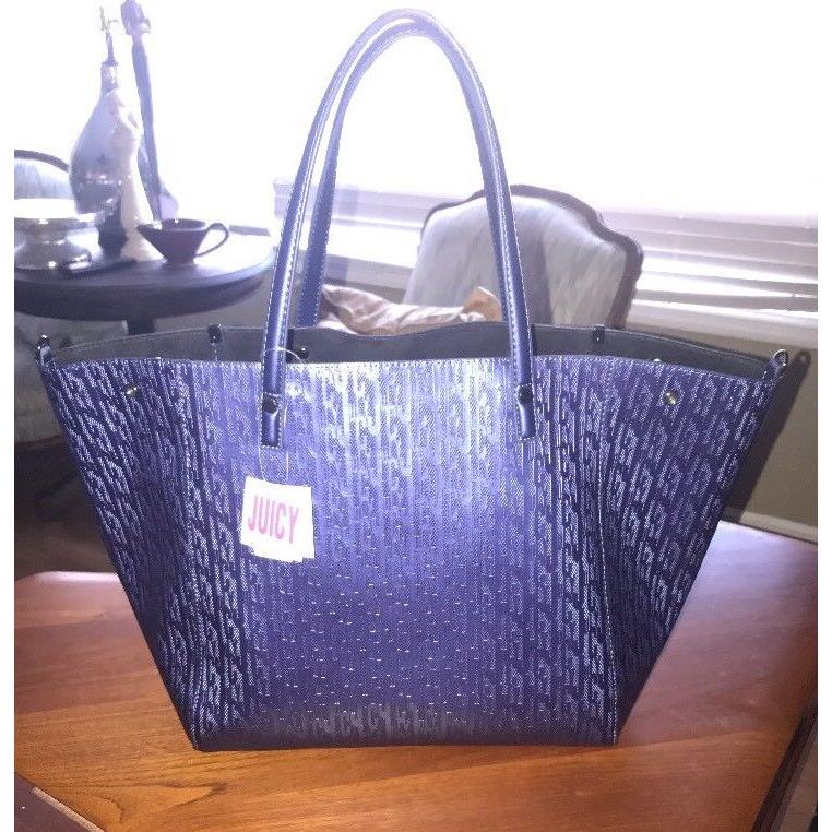 Juicy Couture Arlington Soft Tote Navy Pearl Bag