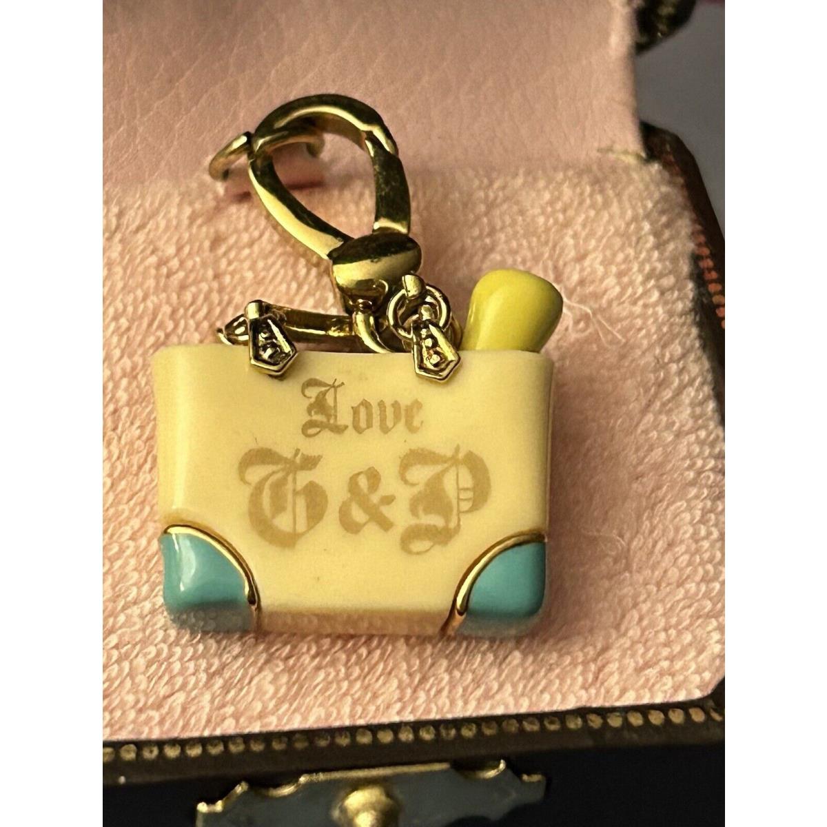 Juicy Couture Beach Bag Charm 4 Bracelet or Necklace