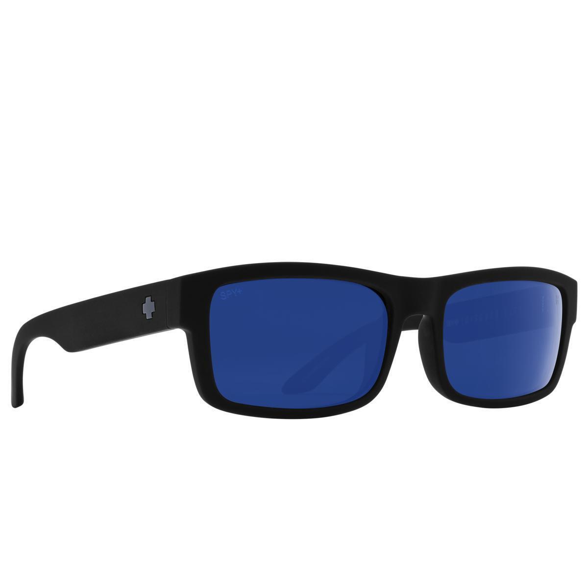 Spy Optic Discord Lite Sunglasses Matte Black Happy Bronze Polar w/ Blue Spectra