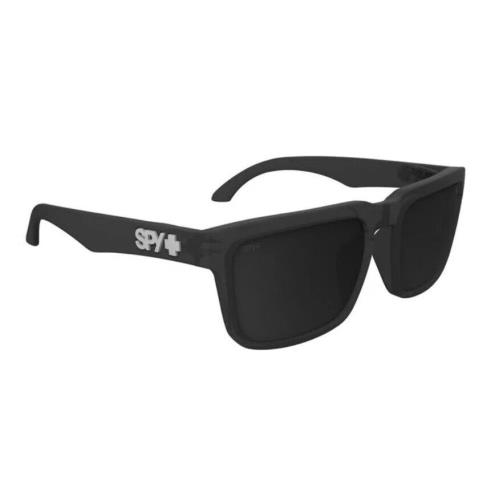 Spy Optic Helm Sunglasses - Matte Translucent Blk / Happy Gray Black Mirror