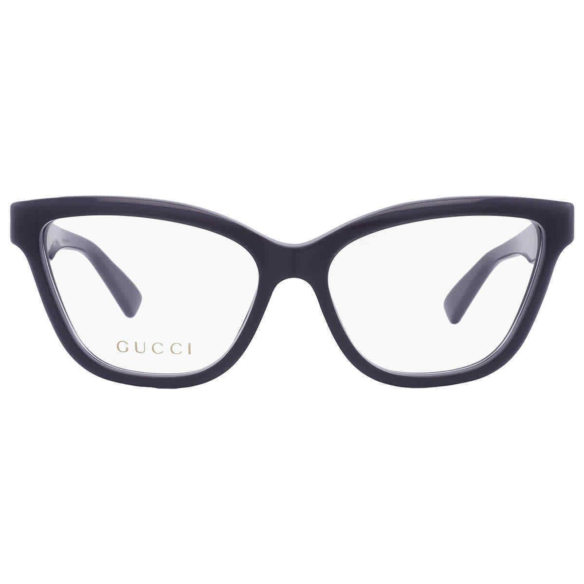 Gucci Demo Cat Eye Ladies Eyeglasses GG1589O 001 55 GG1589O 001 55