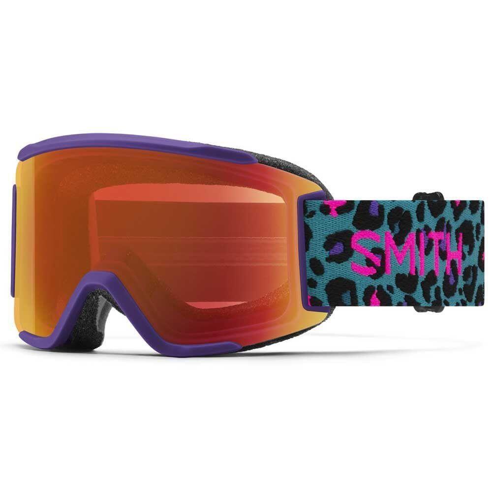 Smith Unisex Adult Squad S Snow Sport Goggle - Purple Haze Neon Cheetah Frame