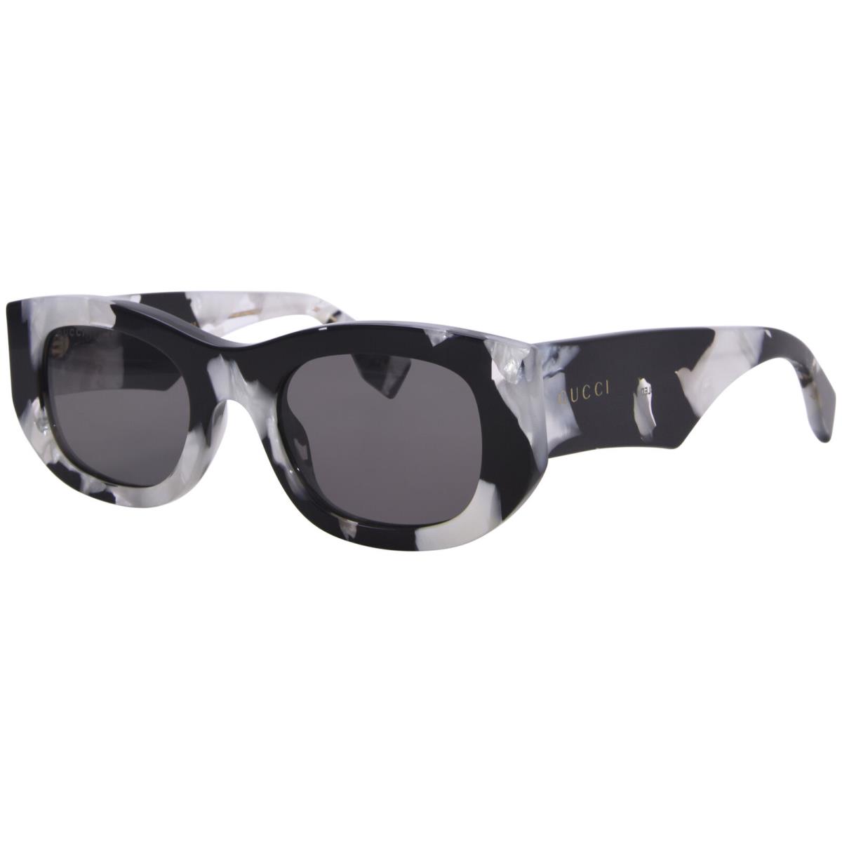 Gucci GG1627S 002 Sunglasses Black/grey Cat Eye 51mm