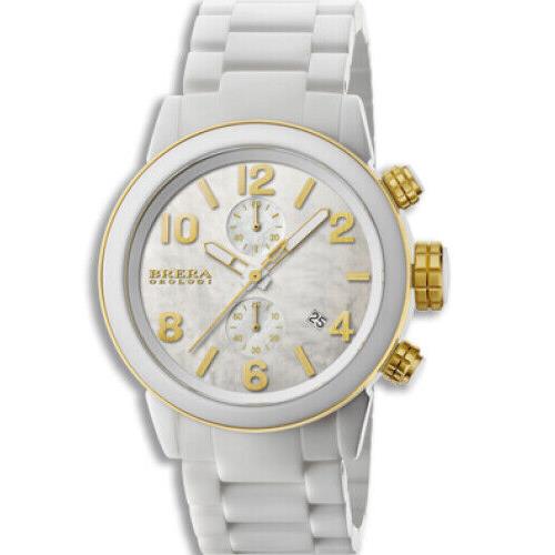 Brera Orologi - Isabella Ceramic Collection - BWIS1CWHYGN - White Women`s Watch