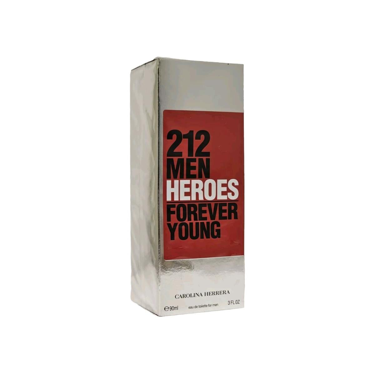 212 Heroes Forever Young by Carolina Herrera For Men 90ML 3 Oz Edt Spray