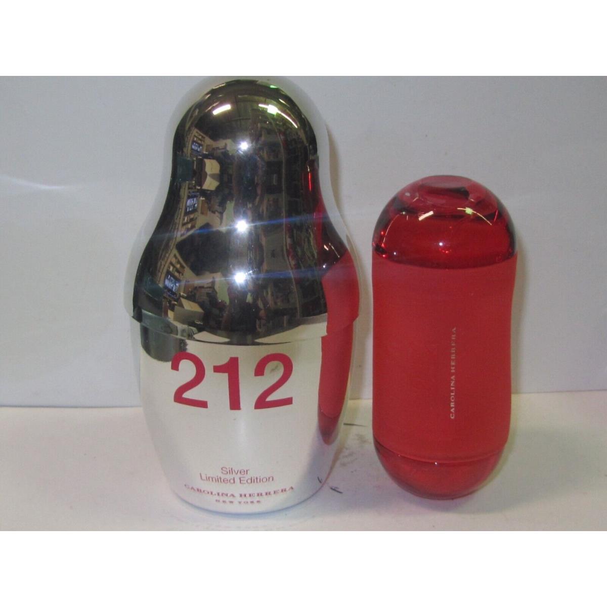 212 Silver Limited Edition by Carolina Herrera Women 2 oz Eau de Toilette Spray