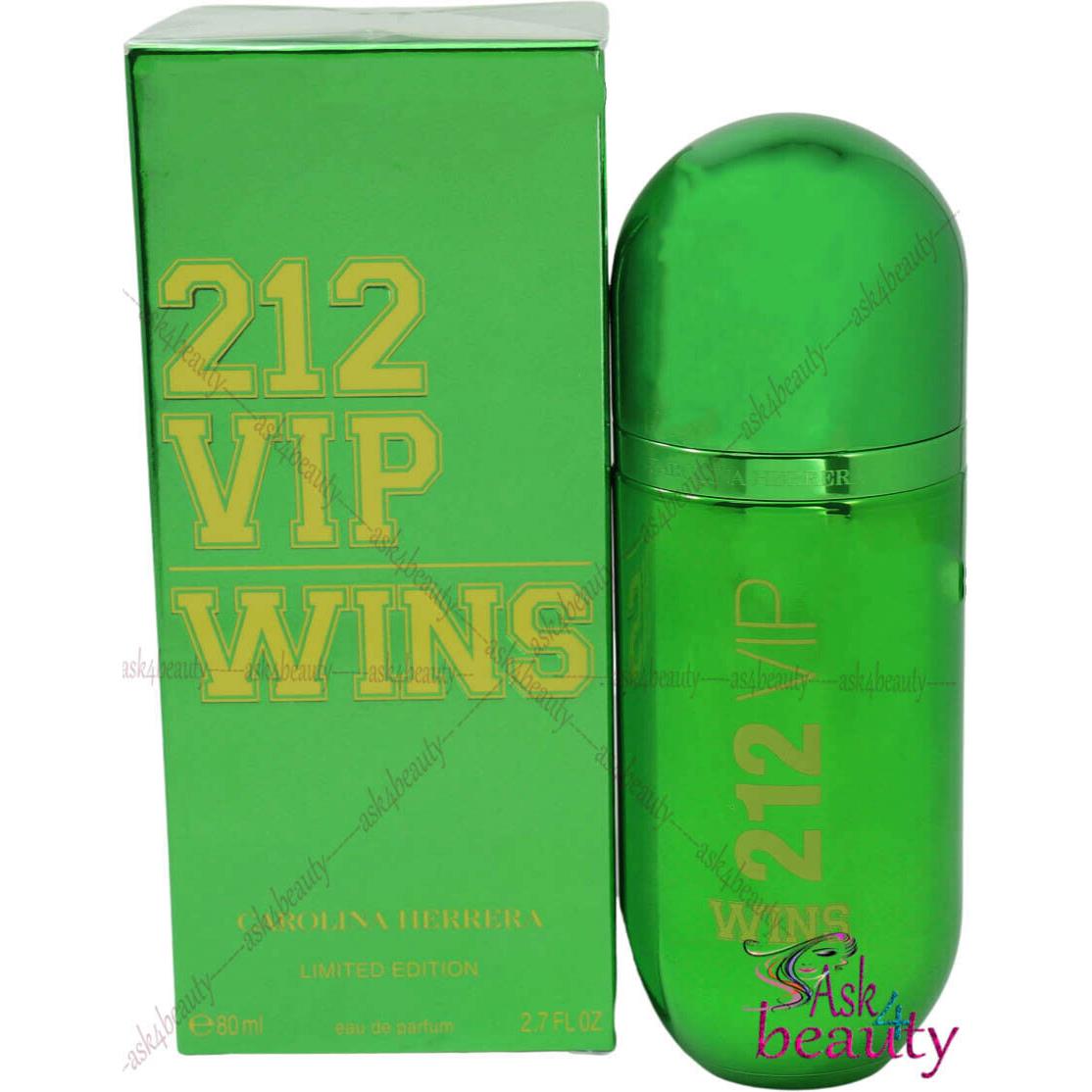 212 Vip Wins by Carolina Herrera Limited Edition Edp 2.7oz Spray