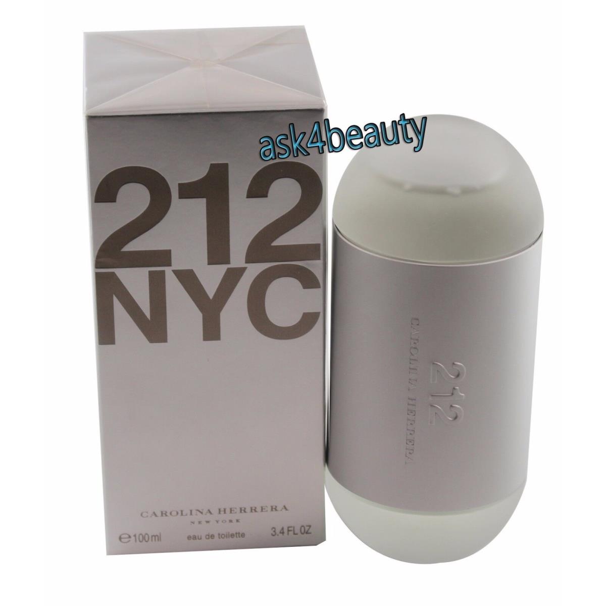 212 By Carolina Herrera 3.4oz/100ml Edt Spray For Women