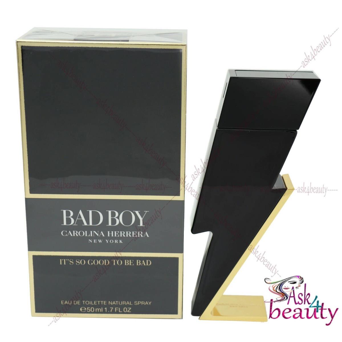 Bad Boy by Carolina Herrera 1.7oz/50ml Edt Spray For Men