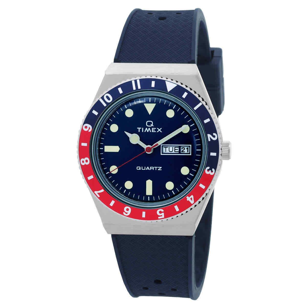 Timex Q Timex Quartz Blue Dial Men`s Watch TW2V32100