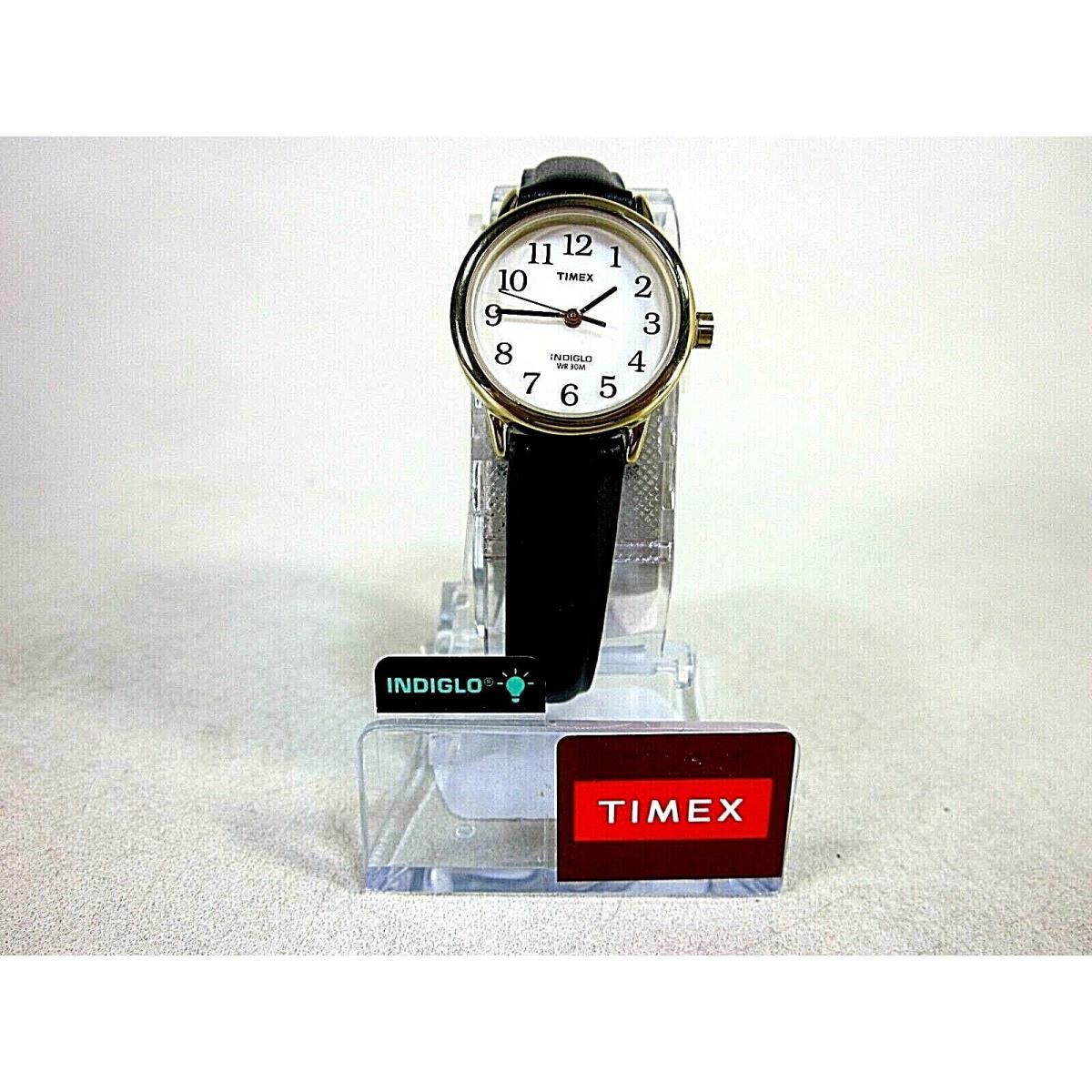 Timex Women`s T 20433 GP Easy Reader 25 mm Leather Strap Watch