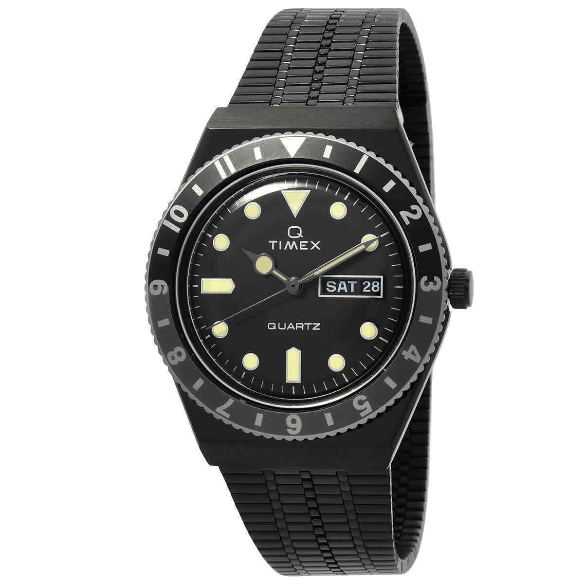 Timex Q Reissue Quartz Black Dial Men`s Watch TW2U61600ZV