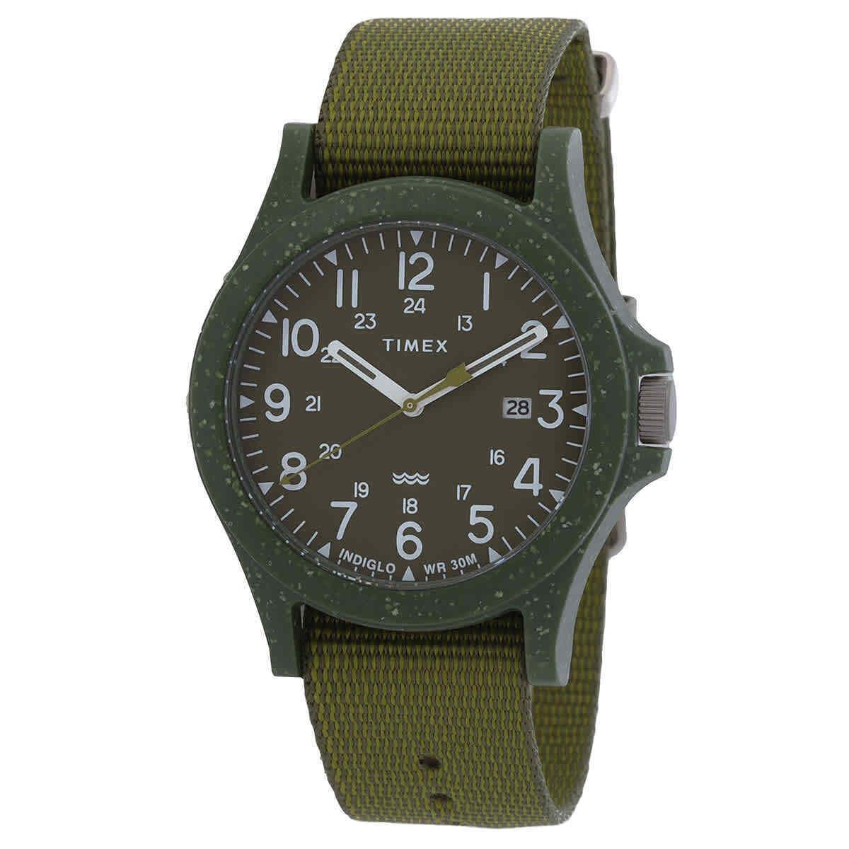 Timex Reclaim Ocea Quartz Green Dial Men`s Watch TW2V96000