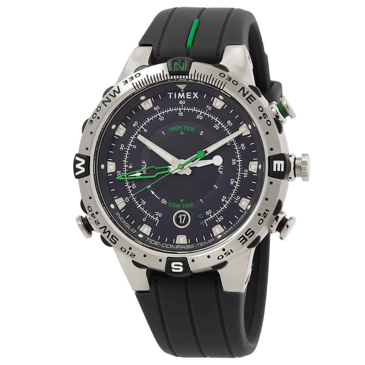Timex Expedition North Tide-temp-compass Quartz Blue Dial Men`s Watch TW2V22100