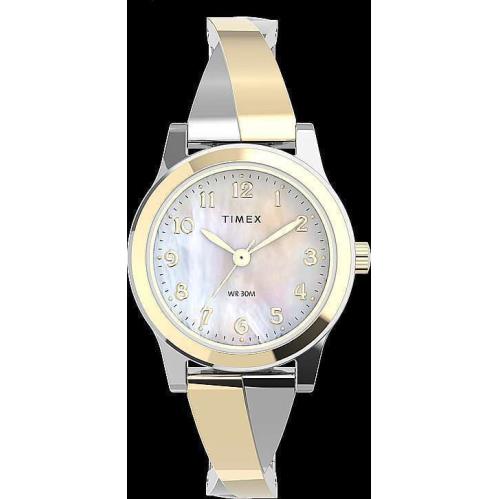 Women`s Timex Main Street Quartz Pearl Dial Watch TW2V51100