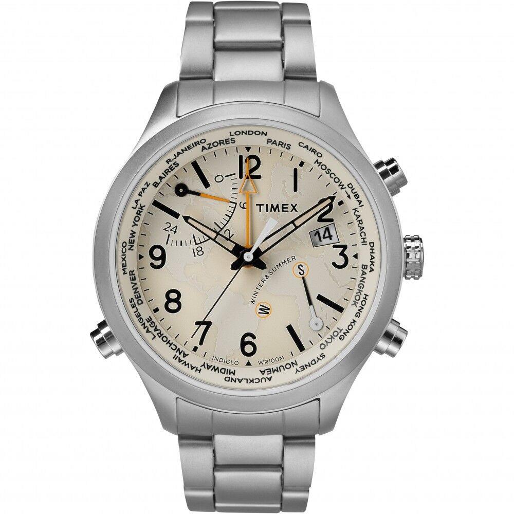 Timex Indiglo Iq World Time Watch TW2R43400