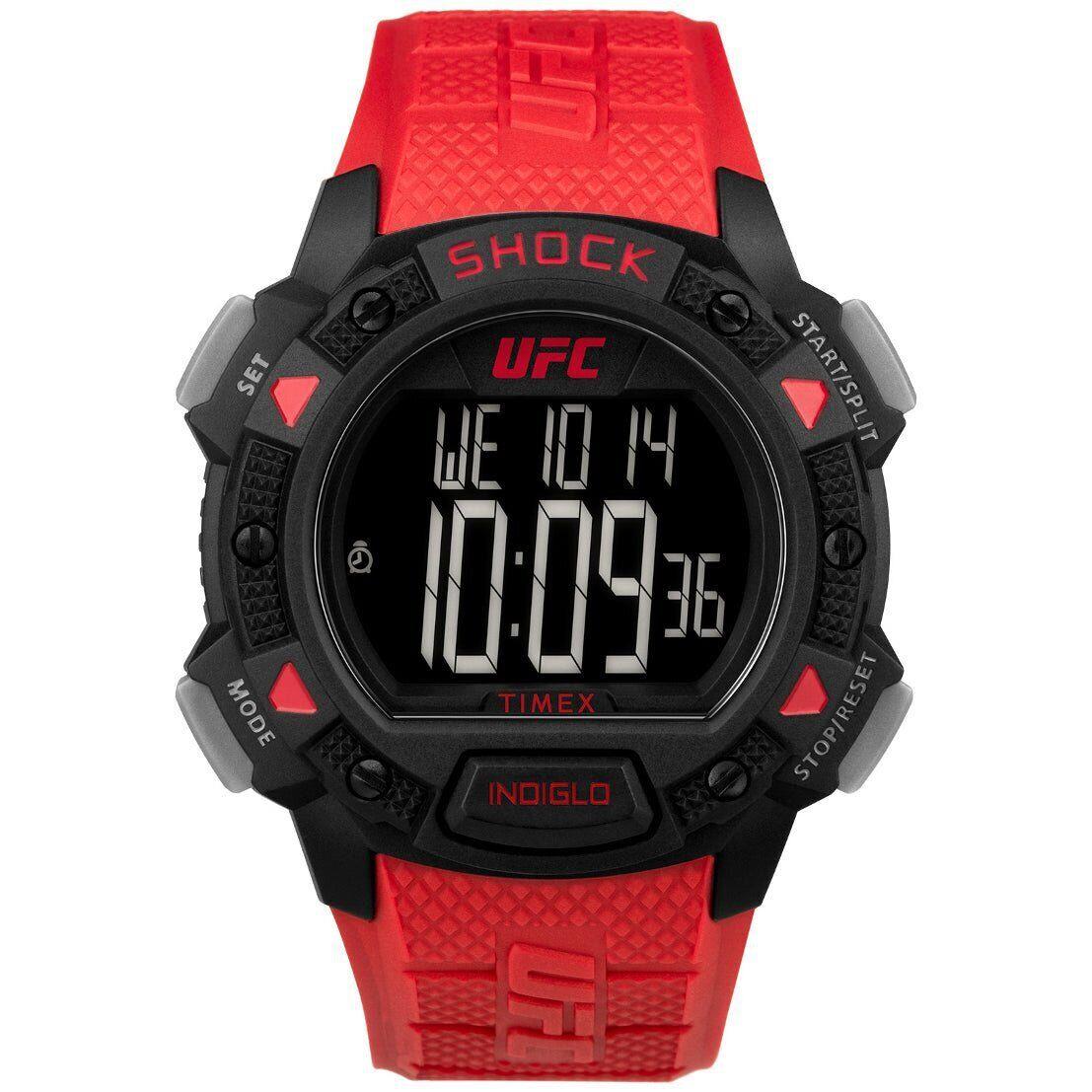 Timex x Ufc Core Shock 45mm Red Watch