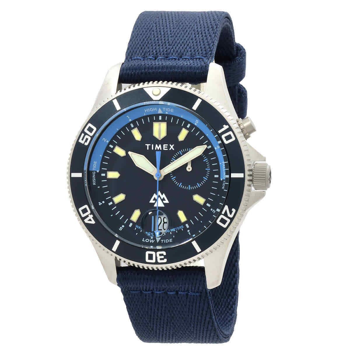 Timex Expedition North Slack Tide Quartz Blue Dial Men`s Watch TW2W22000JR