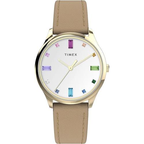 Timex Modern Easy Reader 32mm Leather Ladies Watch TW2V76300