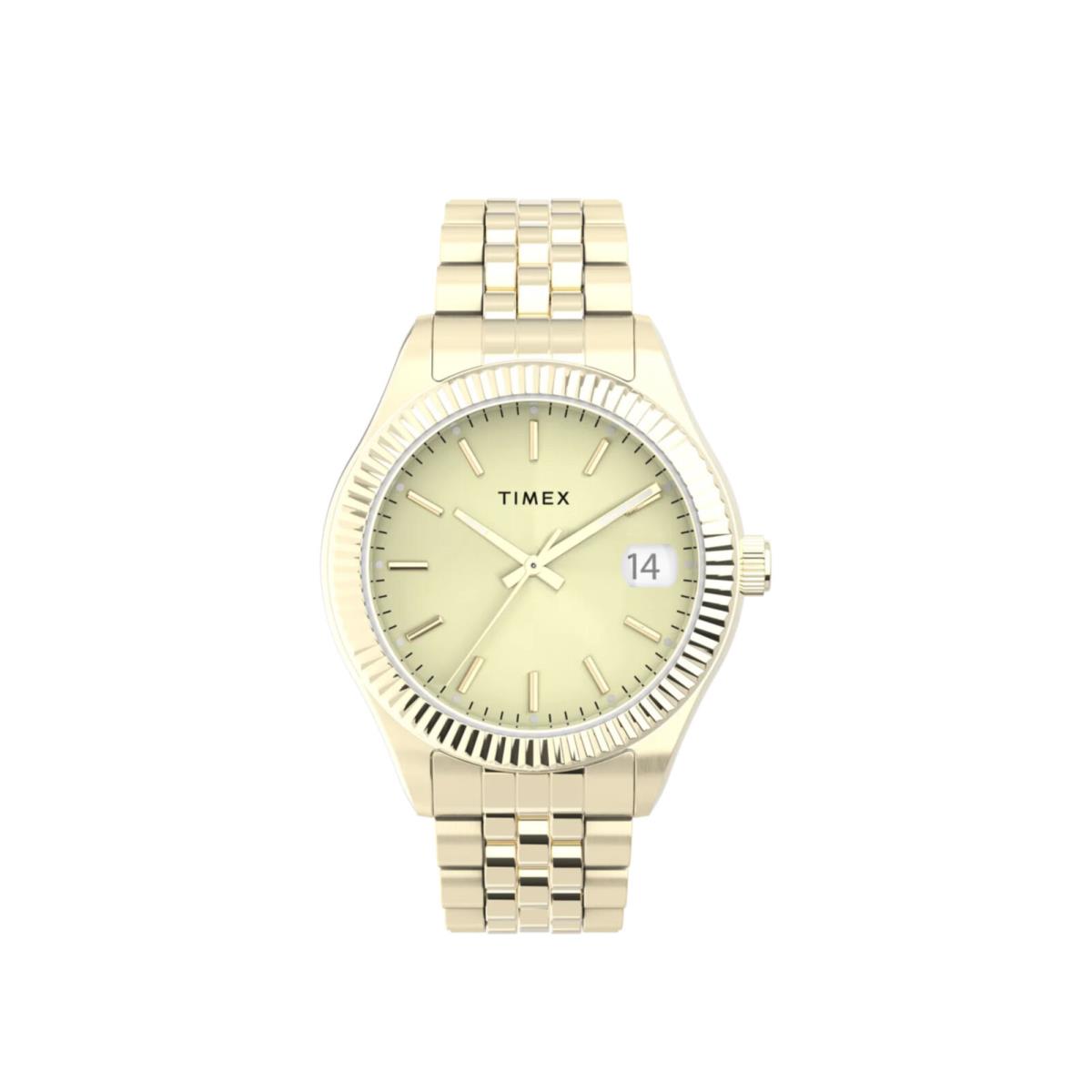 Timex Waterbury Legacy 34mm Steel Bracelet Gold-tone Women`s Watch TW2T86900VQ - Gold