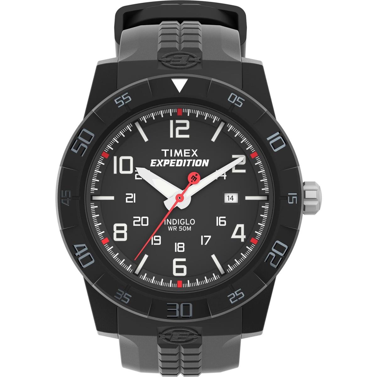 Timex Men`s T49831 Expedition Rugged Analog Black Resin Strap Watch