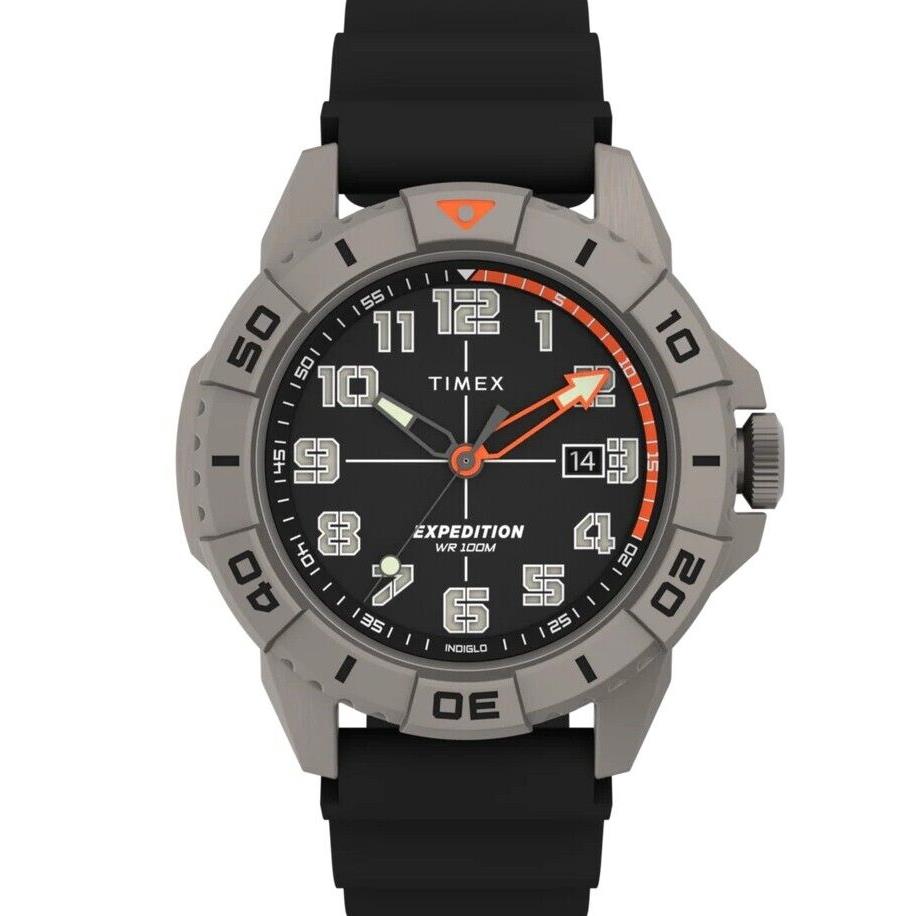 Timex Expedition Ridge 42mm Silicone Strap Watch TW2V40600JR